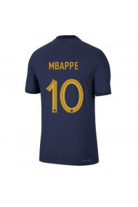 Frankrijk Kylian Mbappe #10 Voetbaltruitje Thuis tenue WK 2022 Korte Mouw